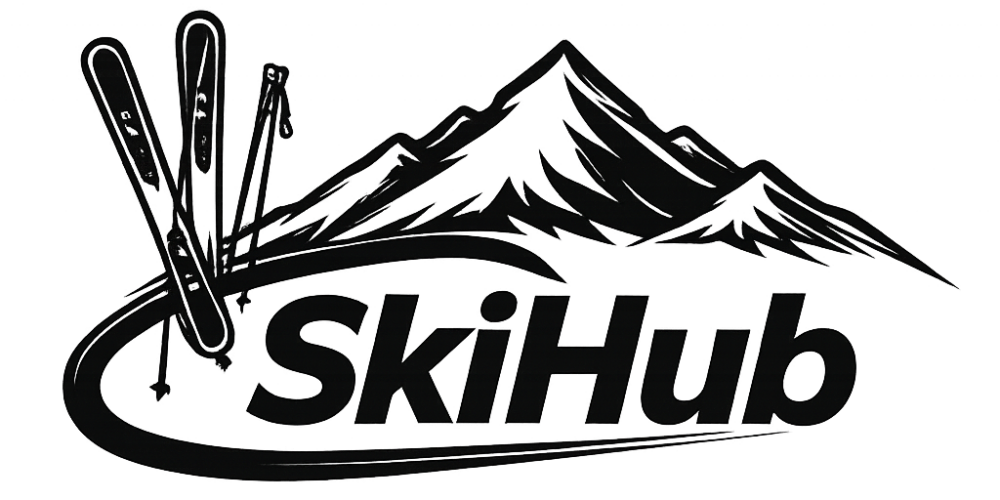 Skihub logo zwart