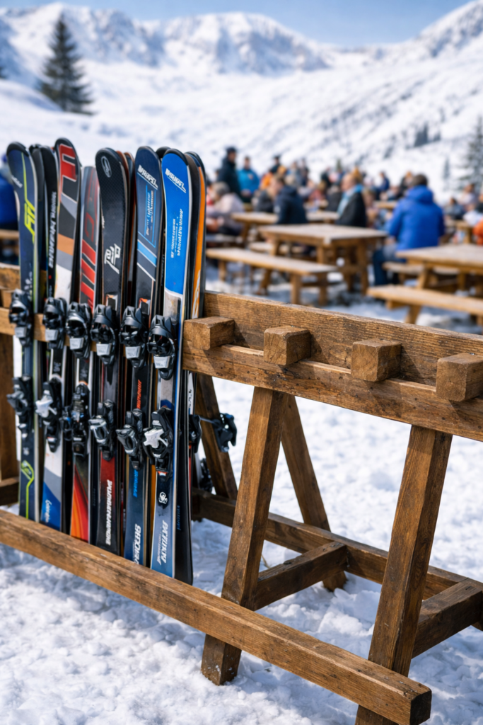 Ski's in rek