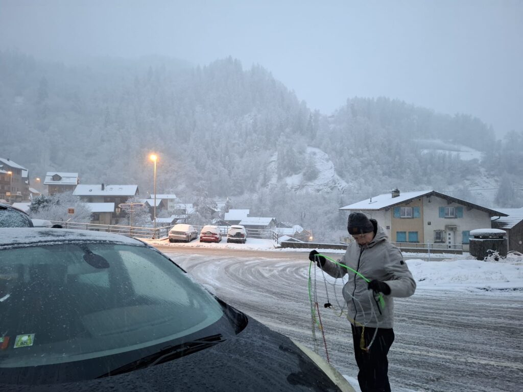 sneeuwkettingen leggen