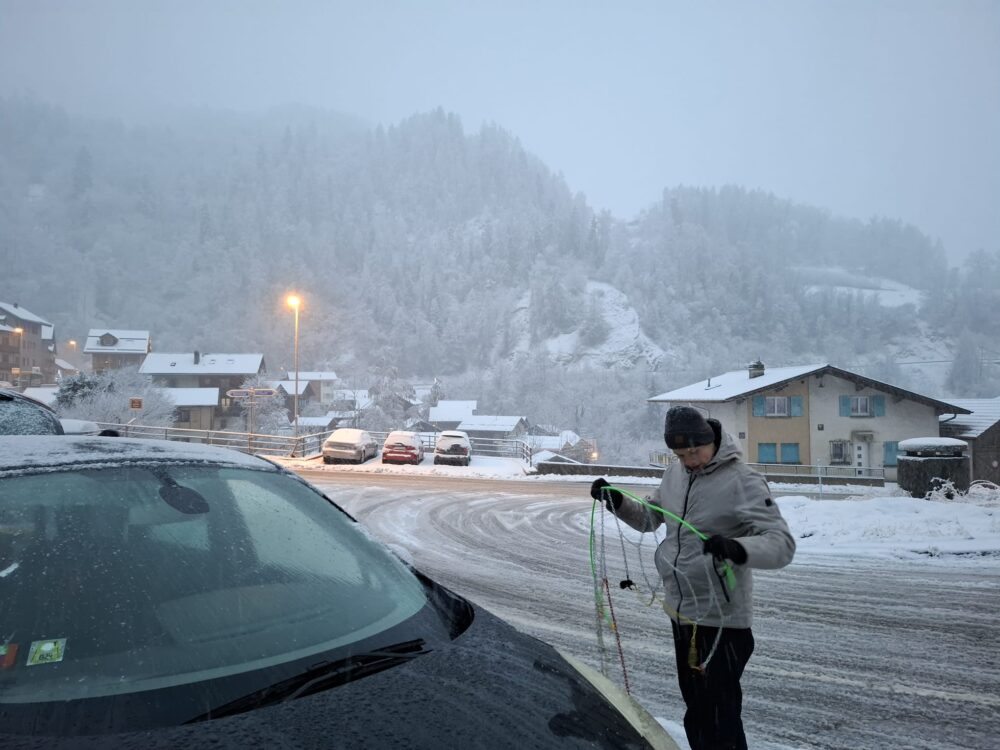 sneeuwkettingen leggen